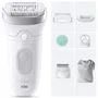 Braun Silk-épil 7 SkinSpa 7-081 Depiladora Eléctrica Recargable, 6 Accesorios, Uso en Seco y Mojado, Blanco